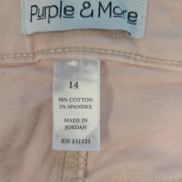 Purple & More Pink Straight Leg Jeans Size 14 - Picture 4 of 5
